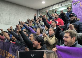 Continúa paro de trabajadores del Poder Judicial Federal en Edomex