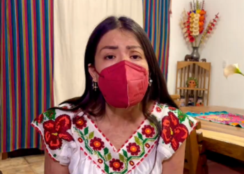 La saxofonista y activista Oaxaqueña María elena Ríos