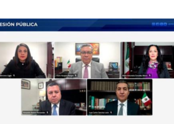 Sesión del TECDMX donde se ratificó el acuerdo del IECM sobre asignación de diputados plurinominales en el Congreso de la CDMX