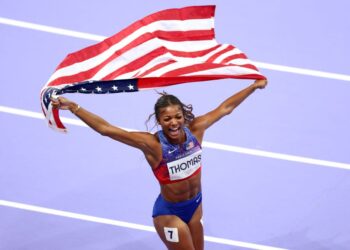 Gabrielle Thomas se corona en los 200 metros planos