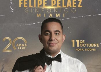 Felipe Peláez, celebra 20 años de éxito con conciertos en Bogotá y Miami
