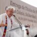 AMLO en QR. Disminuyó la pobreza. AMEXI / Foto: Presidencia de la República.