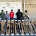 Aseguran fusiles y ametralladoras en el Valle de Mexicali