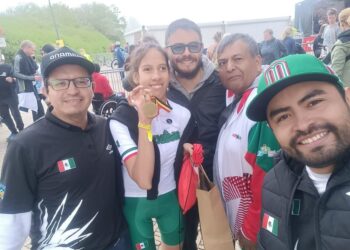 Dulce María González terminó en sexto lugar en ruta