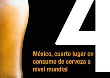México, cuarto lugar en consumo mundial de cerveza