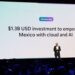 CEO de Microsoft, Satya Nadella, durante el Microsoft AI Tour 2024 en la Ciudad de México. AMEXI / Foto: @satyanadella