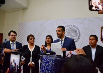 PAN. Denuncia en SLP. AMEXI / Foto: Partido Acción Nacional.