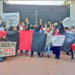 Sindicalizados del Sutnotimex en huelga en sede alterna de Notimex en la calle de África. AMEXI/Foto/Érika González