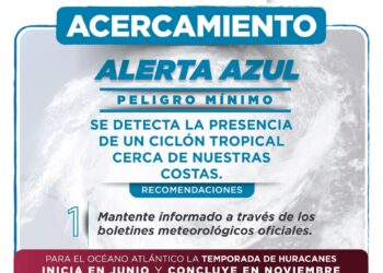 Alerta Azul en Quintana Roo por potencial huracán