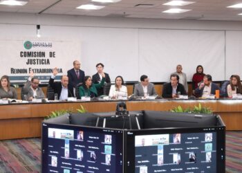 12 oct.- Comisión de Jusiticia, en sesión permanente por leyes secundarias. /AMEXI /FOTO: Cámara de Diputados.