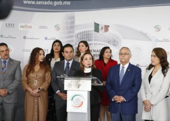 15 oct.- Guadalupe Murguía. Amparos contra las leyes secundarias de la reforma judicial. /AMEXI /FOTO: X @LupitaMurguiaG