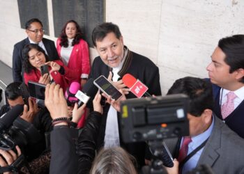 Ciudad de México, 2 oct.- Fernández Noroña. / AMEXI / FOTO: Senado de la República.