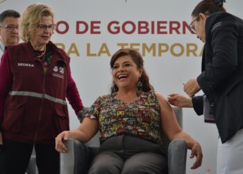 22 oct.- Clara Brugada presenta el inicio de la Jornada de Vacunación. /AMEXI /FOTO: X @ClaraBrugadaM