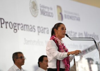5 oct.- Claudia Sheinbaum. Al Poder Judicial lo elegirá el pueblo. AMEXI. FOTO Presidencia de la República.
