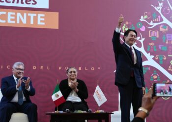5 oct.- Mario Delgado. Propuestas para la promoción docente. /AMEXI. /FOTO: SEP.