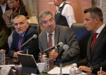 8 oct.- Juan Ramón de la Fuente. Comparecencia en el Senado. /AMEXI. /FOTO: Morena.