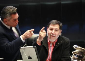 Alejandro Moreno y Fernández Noroña. Confrontación verbal.