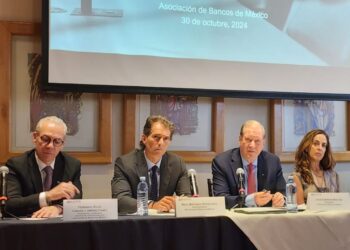 El presidente de la Asociación de Bancos de México (ABM), Julio Carranza Bolívar, habla de la inseguridad en Sinaloa