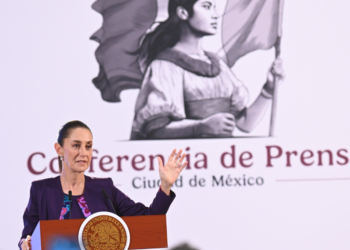 Claudia Sheinbaum en su conferencia del 9 de octubre, defiende su estrategia de seguridad va a funcionar