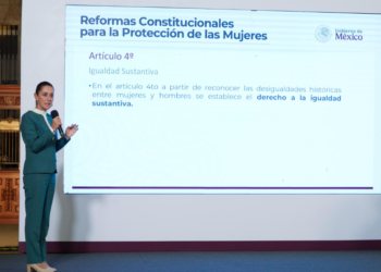 Claudia Sheinbaum presenta iniciativas para eliminar la violencia contra las mujeres