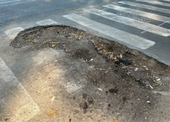 Habitantes de la colonia Roma Sur en alcaldía Cuauhtémoc exigen a las autoridades reparar baches, también reportaron a franeleros. AMEXI/Foto/Redes sociales