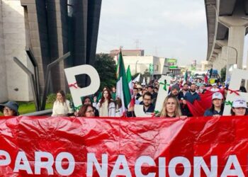 Los trabajadores del Poder Judicial Federal acordaron continuar con el paro de labores. /AMEXI /FOTO: X @ForoVirtualMx