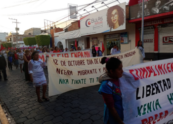 Movilización del Movimiento de Autogestión Social, Campesina, Indigena y Popular, Tehuacán Puebla