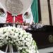 Tras aprobación de reglas para elegir juzgadores en Cámara de Diputados, PRI lleva corona fúnebre