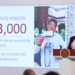 Ariadna Montiel, secretaria de Bienestar, anuncia la Pensión de Bienestar para Adultas Mayores, destinada para mujeres de 60 a 64 años