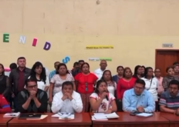 asamblea de la sección 22 de la CNTE