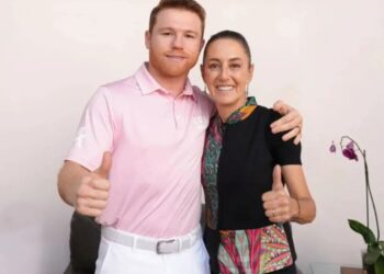 “Canelo” Álvarez asistió a la investidura presidencial de Sheinbaum