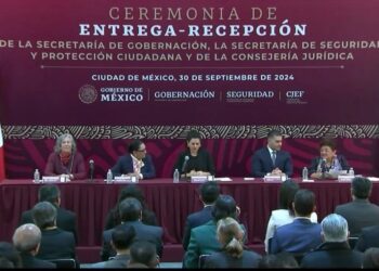Inicia gobierno de Sheinbaum con acto de entrega recepción