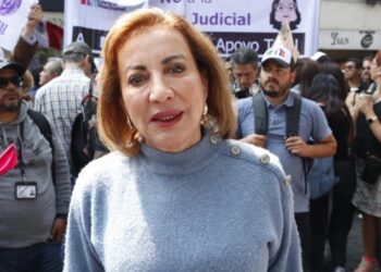 Guadalupe Murguía, coordinadora de la fracción panista en el Senado de la República. Pérez Dayan "traidor".