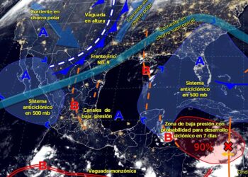 Prevén lluvias fuertes en el noreste y sureste | AMEXI / FOTO: X @conagua_clima