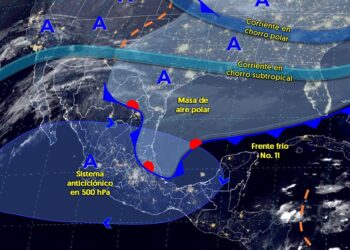 Habrá un ascenso de temperaturas diurnas en la mayor parte del país | AMEXI/FOTO: X @conagua_clima