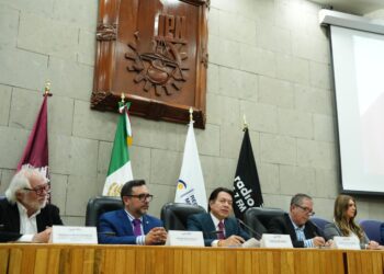 Mario Delgado, titular de la SEP, al encabezar la inauguración de la XXXVIII Asamblea General Ordinaria de la Red Nacional de Medios Públicos