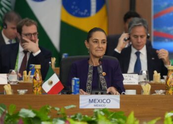 Claudia Sheinbaum ante los líderes del G20