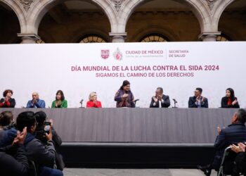 Clara Brugada evento Día Internacional contra el SIDA 2024