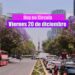 Estas unidades no circulan el viernes 20 de diciembre