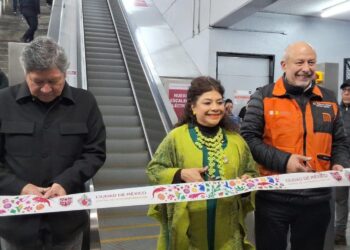 El gobierno de Clara Brugada invertirá mil 200 mdp para sustituir 120 escaleras del Metro
