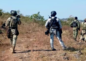 Elementos del Ejército y de la Guardia Nacional desactivan 15 artefactos explosivos caseros en Buenavista Tomatlán, Michoacán