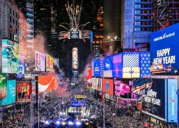 Año Nuevo 2025 en Time Square | AMEXI/FOTO: TimesSquareNYC.org.