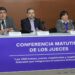 Conferencia de prensa de juzgadores