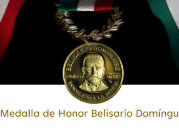 Senado alista entregar medalla Belisario Domínguez