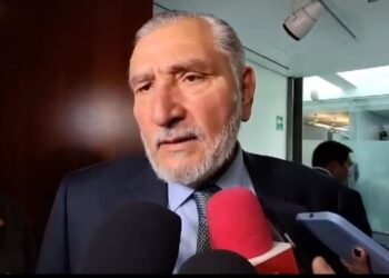 Adán Augusto López Hernández, presidente de la Junta de Coordinación Política (Jucopo) del Senado, habla de la insaculación de aspirantes