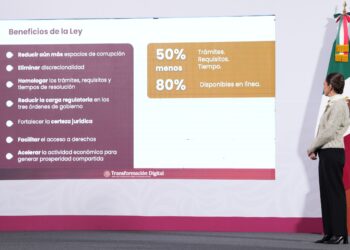 Claudia Sheinbaum, Ley Federal de Simplificación y Digitalización
