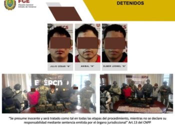 Detenidos 3 guatemaltecos en Veracruz