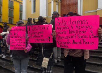 Protestas para denunciar desaparición de dos jóvenes en el Puerto de Veracruz