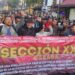 Siguen las jornadas de lucha de la CNTE contra la reforma a la Ley del ISSTE.