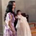 CDMX, 15 febrero 2025. José Eduardo Derbez y Paola Dalay bautizaron este sábado a su hija Tessa, contando con el apoyo y cariño de sus seres queridos más cercanos, solo que en esta ocasión los grandes ausentes fueron los Derbez.. AMEXI/FOTO: Enrique de la Rosa